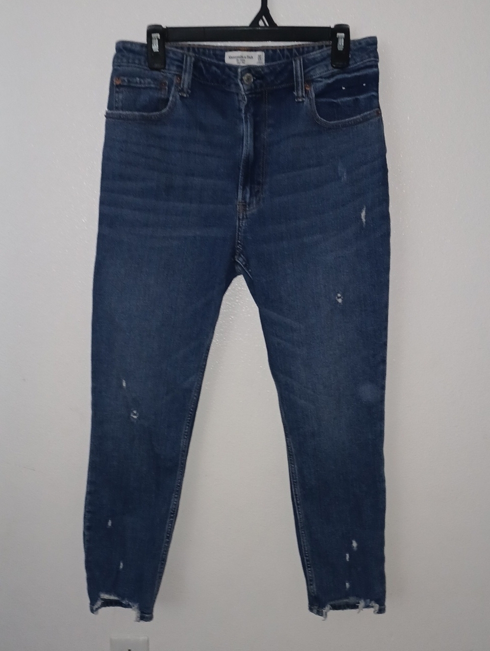 Abercrombie & Fitch Women's Skinny Blue Distressed Jeans High Waist Sz. 30/10